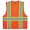 Ergodyne Two-Tone Hi-Vis Safety Vest M Class 2 H Back, , Zipper 6 Pockets, 2 Mic Tab, ID Window 8246Z-S - alternate 3